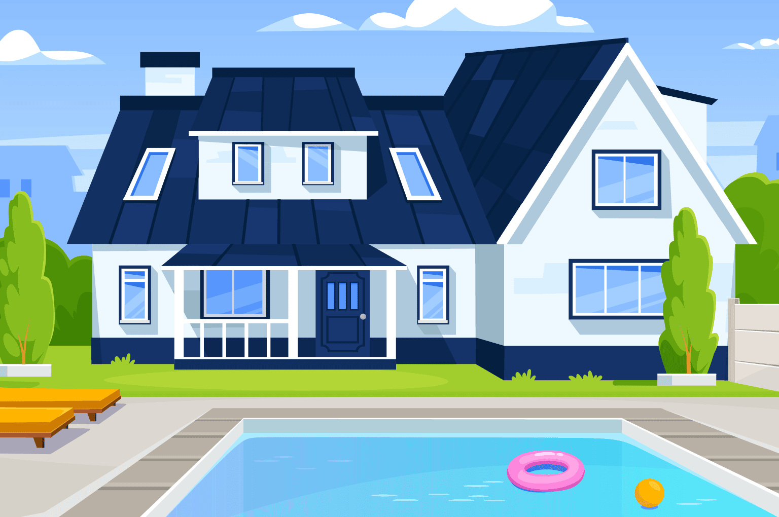 A header image for a blog about the most expensive home features in major U.S. cites